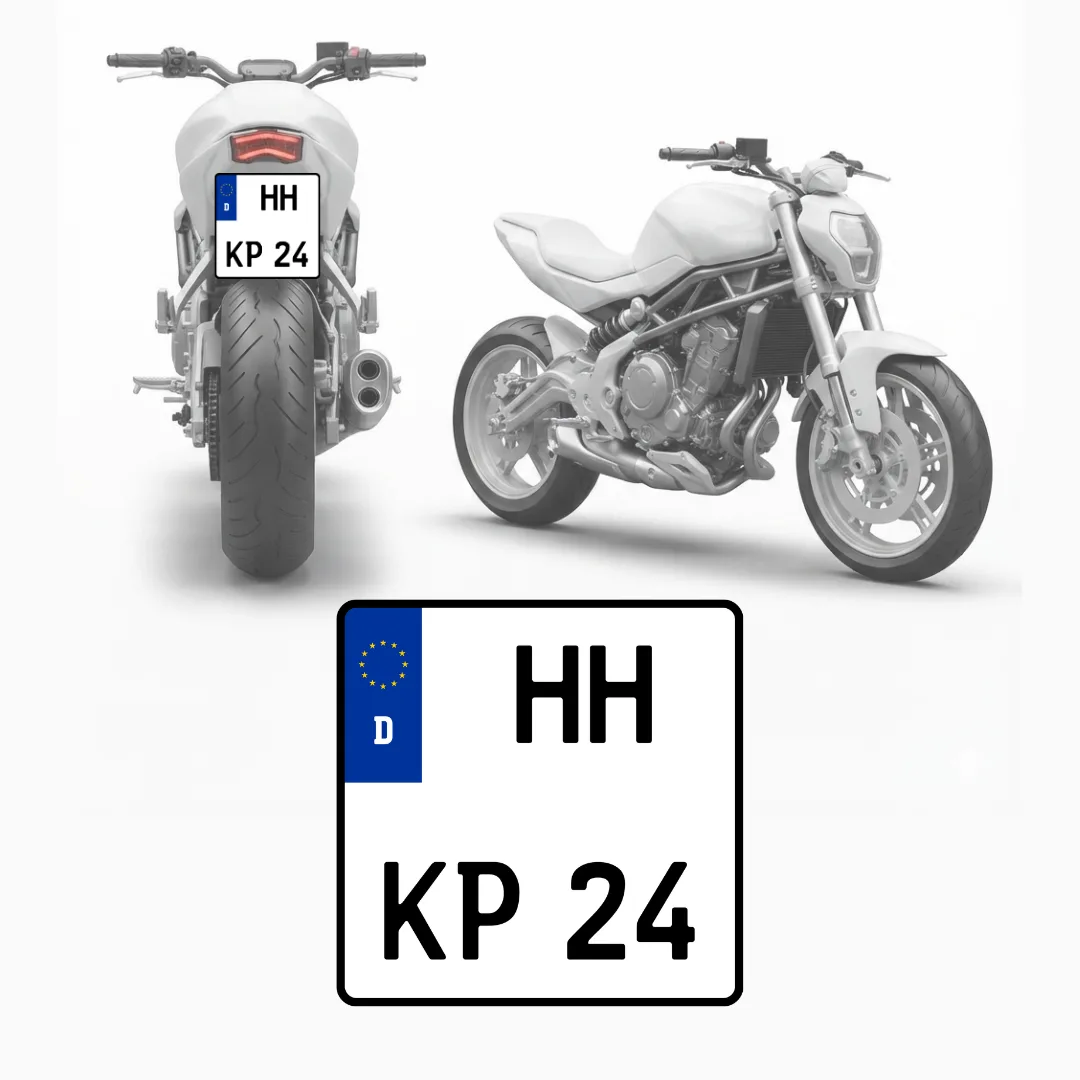 Motorradkennzeichen