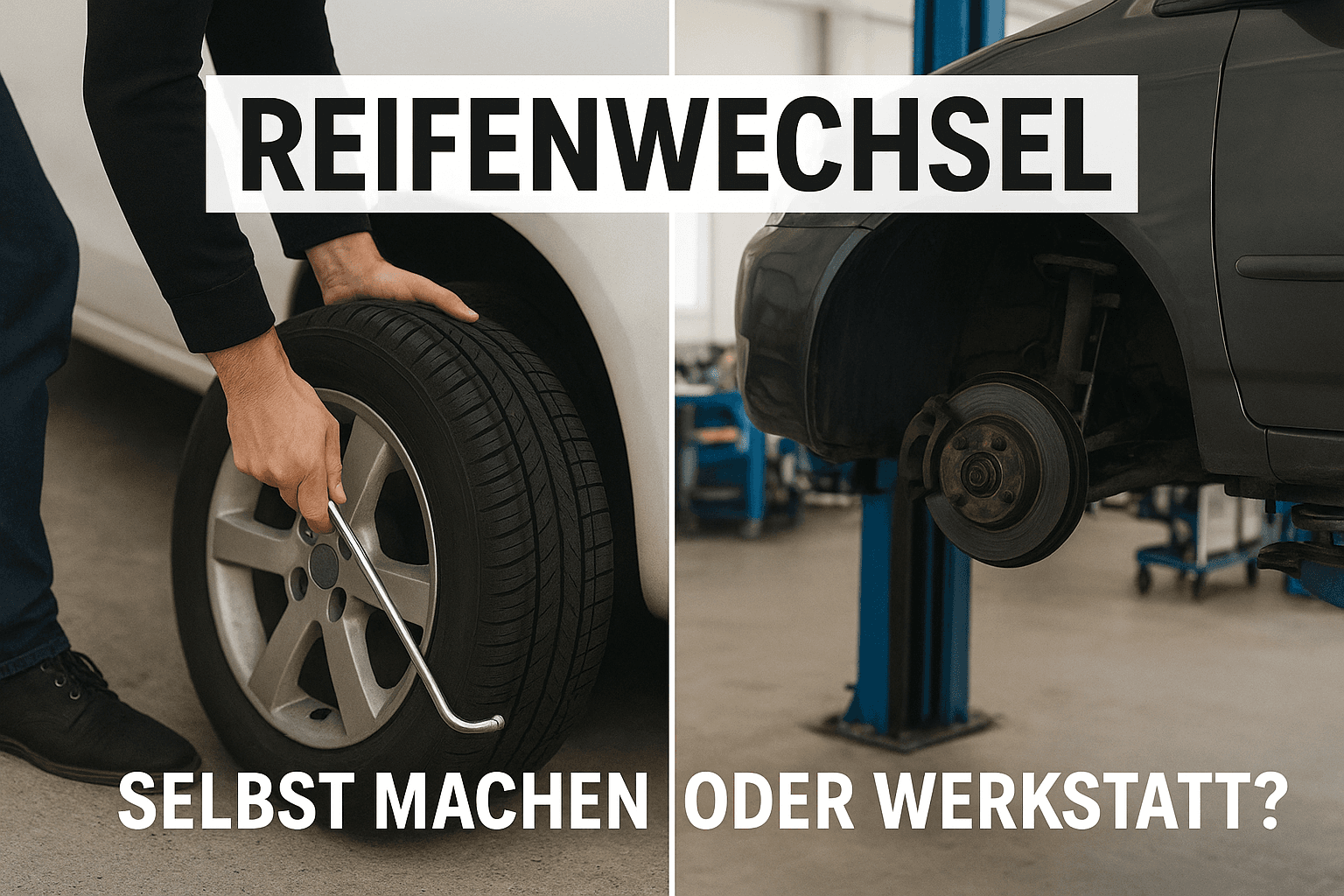 Reifenwechsel selbst machen oder Werkstatt? Vor- und Nachteile