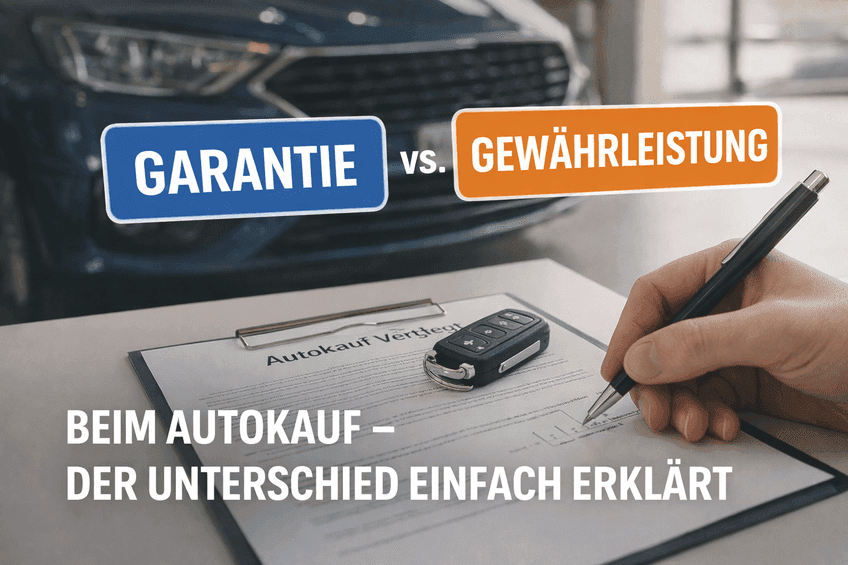 Garantie vs. Gewährleistung beim Autokauf – der Unterschied einfach erklärt